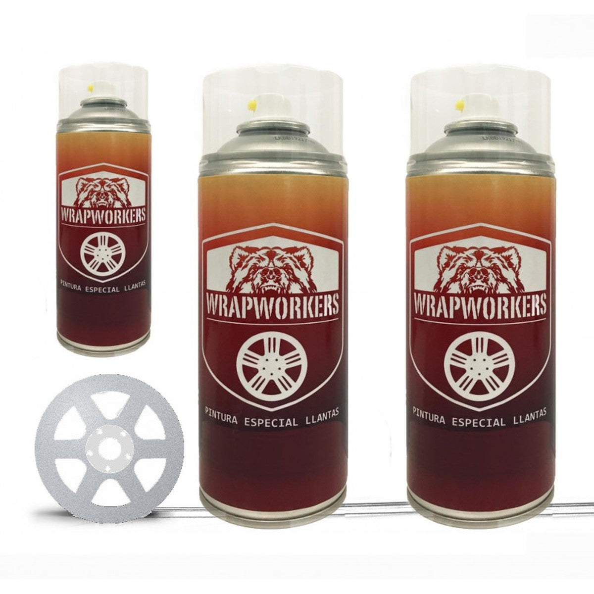 Felgenlack-Spray-Set · Aluminium Glanz