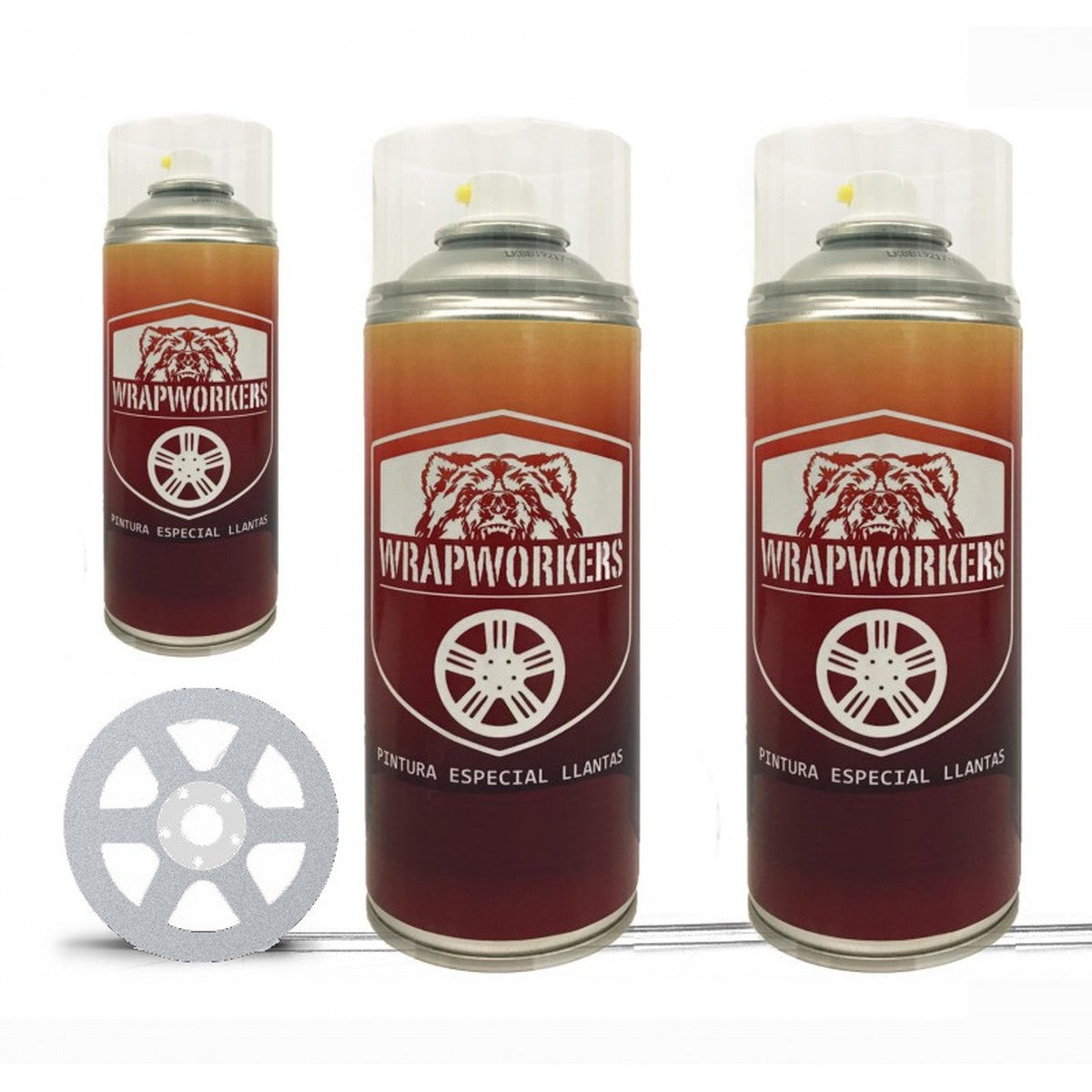 Felgenlack-Spray-Set · Aluminium Matt