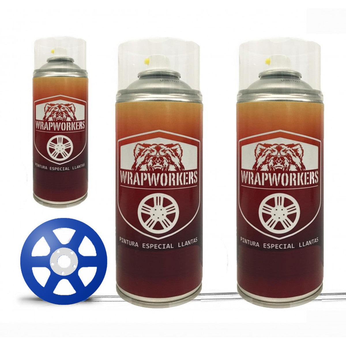 Felgenlack-Spray-Set · Blau Glanz