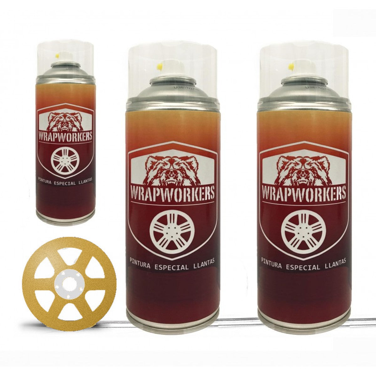 Felgenlack-Spray-Set · Gold Glanz