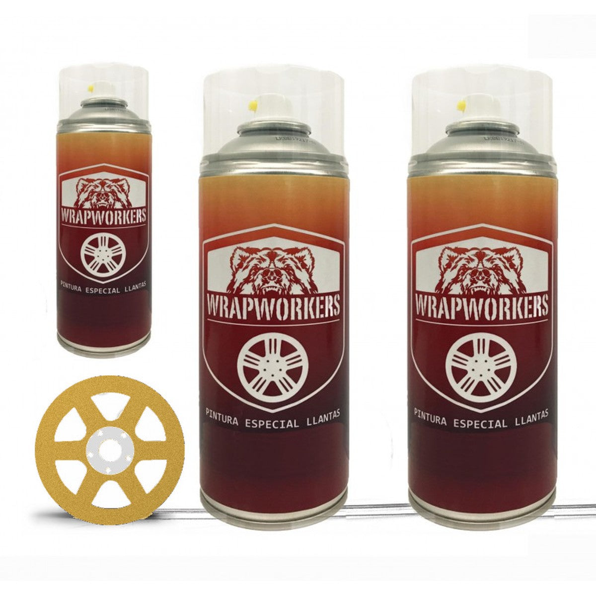 Felgenlack-Spray-Set · Gold Matt