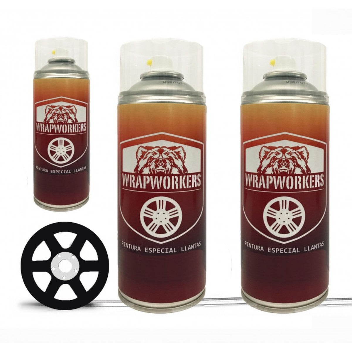 Felgenlack-Spray-Set · Schwarz Matt