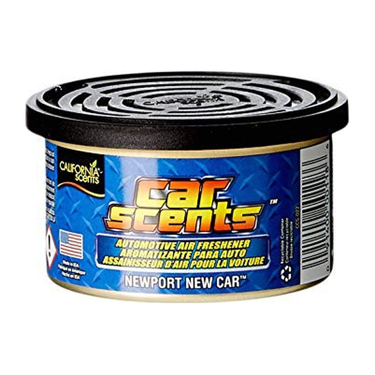 Lufterfrischer California Scents New Car, Neuwagenduft, in der Dose